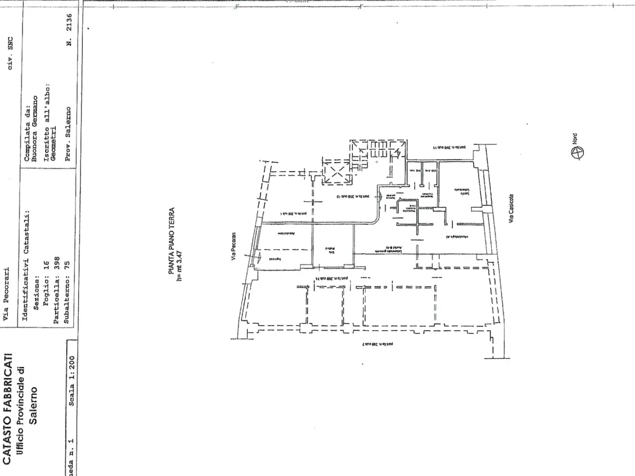 Azienda in Via Pecorari 7, Nocera Superiore, {3} - Planimetria 1