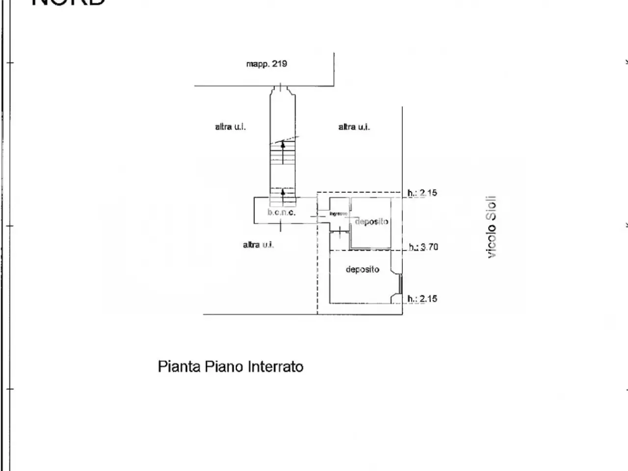 Rustico in Vicolo Sioli, Solaro - Planimetria 1