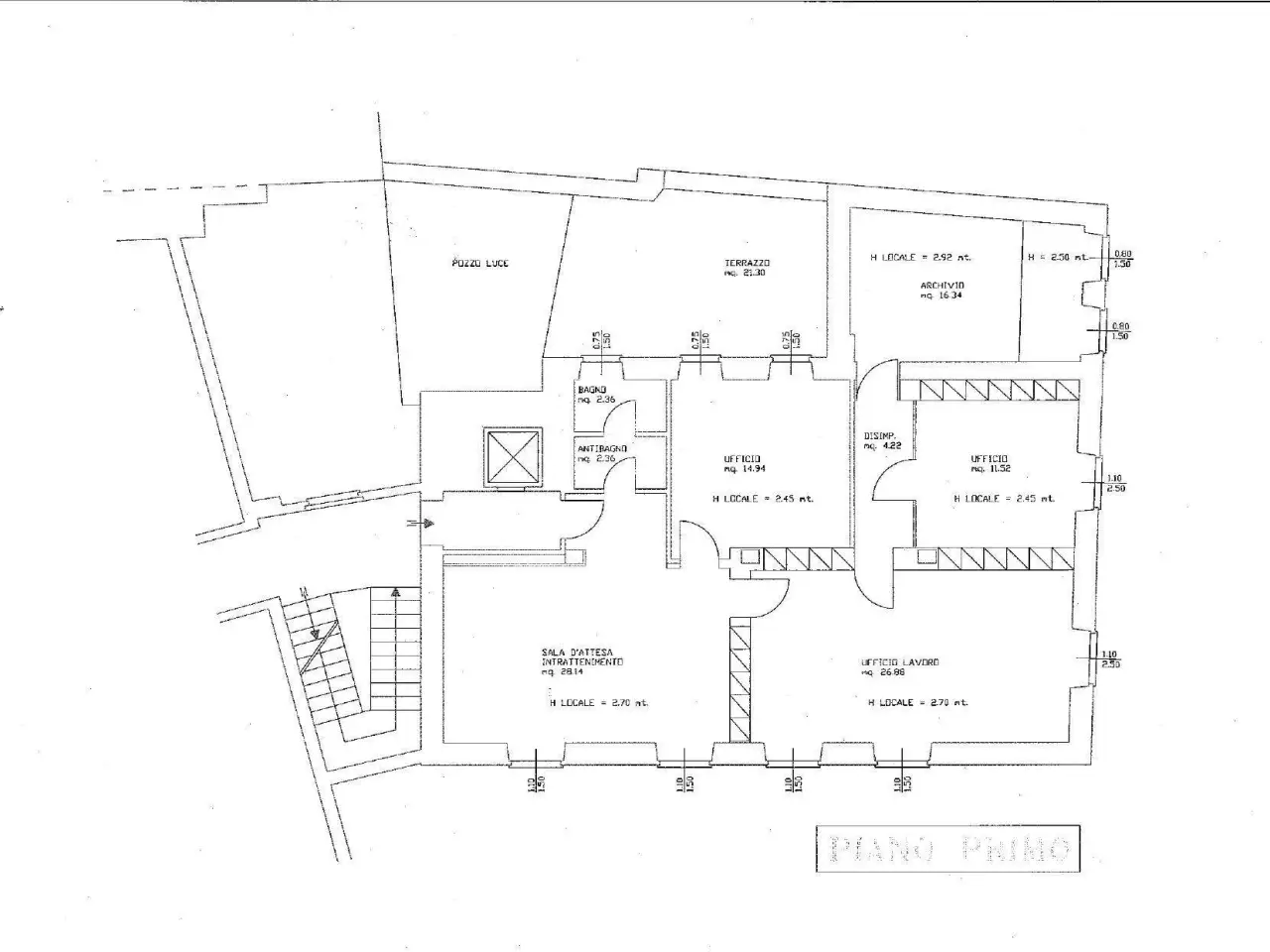 Ufficio in Via Carlo Pedretti 5, Chiavenna, {3} - Planimetria 1