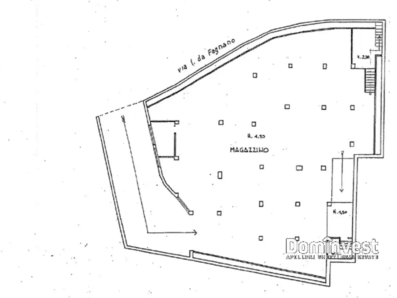 Magazzino in Via Lamberto da Fagnano, Roma, {3} - Planimetria 1