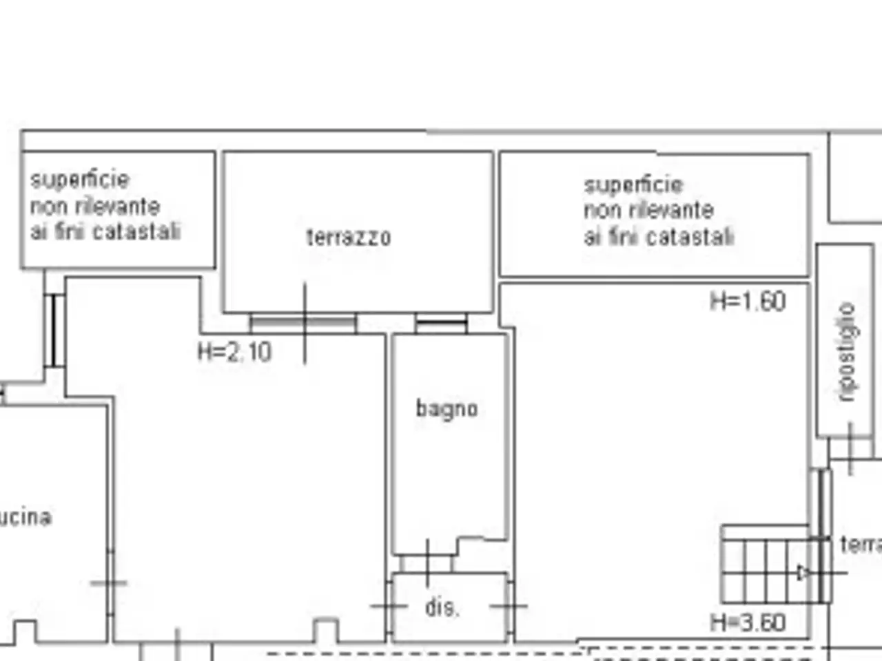 Mansarda in vendita, Via Luigi Vidimari, Avezzano - Planimetria 1