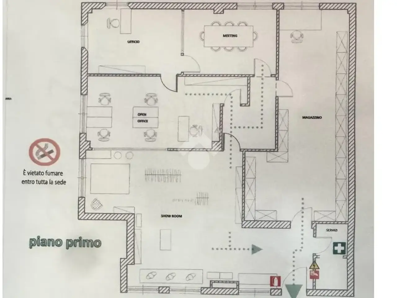 Ufficio in Via del Credito 5, Castelfranco Veneto, {3} - Planimetria 1