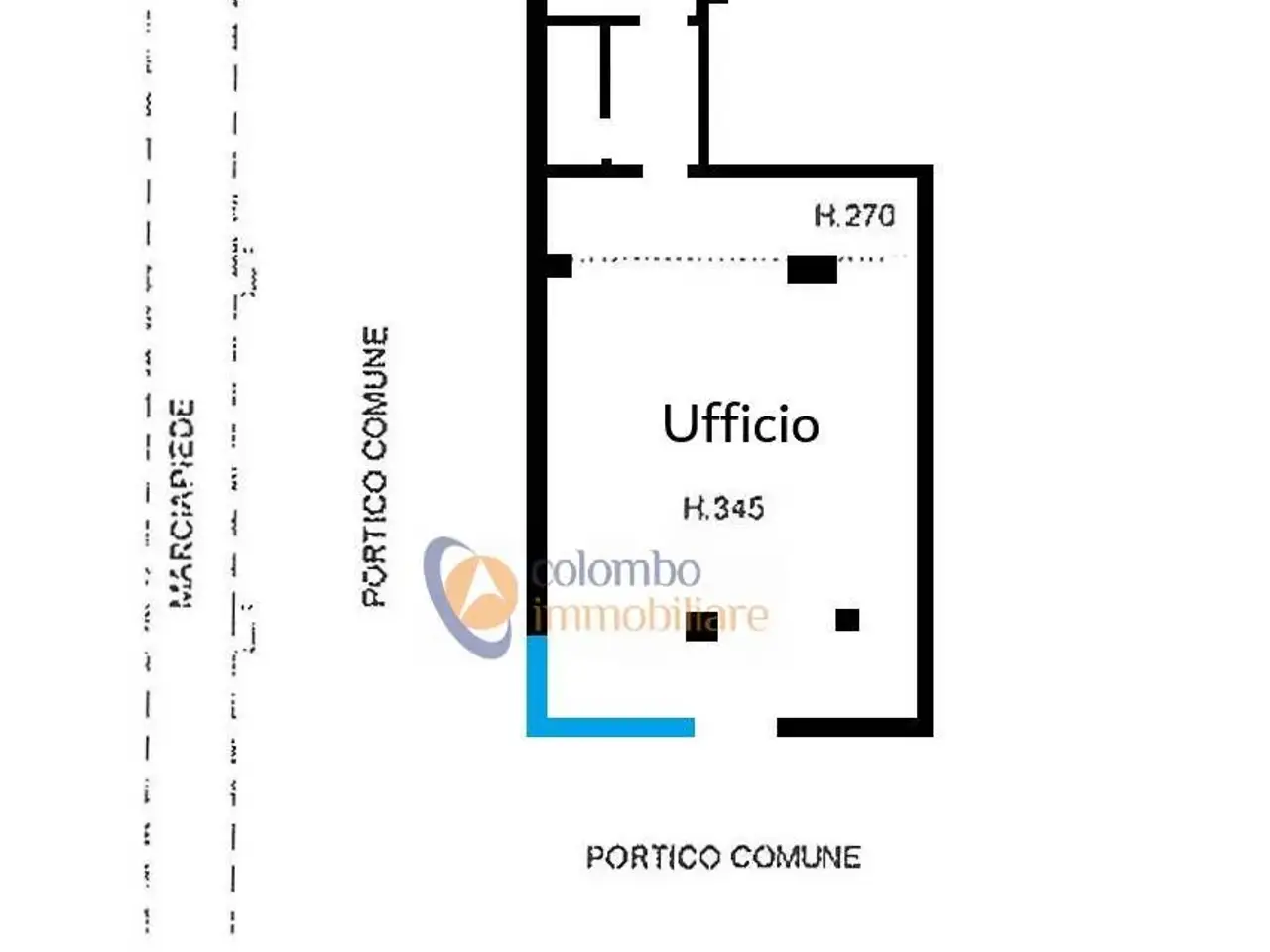 Negozio in Via Gorizia 11, Busto Arsizio, {3} - Planimetria 1