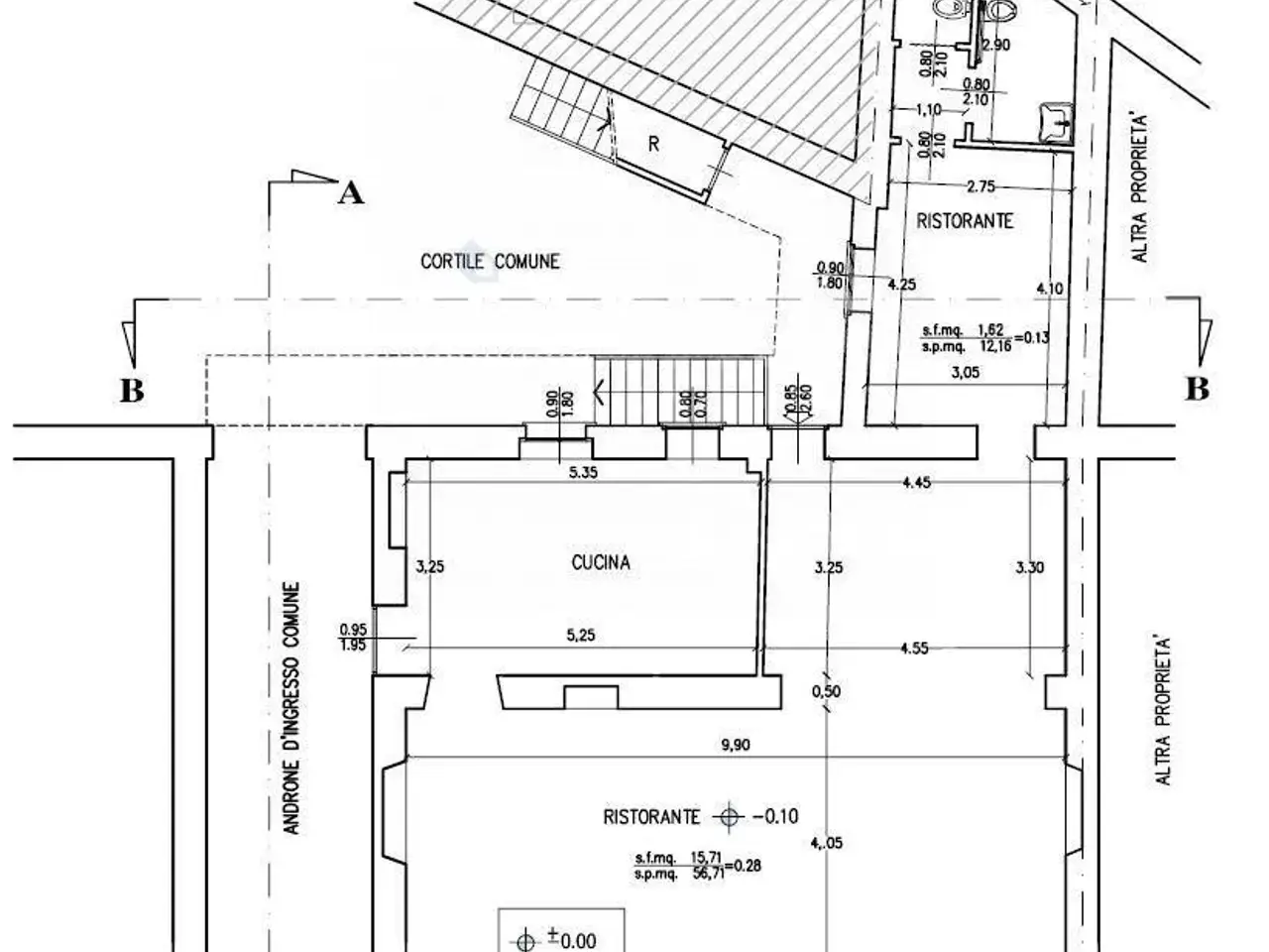 Negozio in Via Burago 6, Vimercate, {3} - Planimetria 1