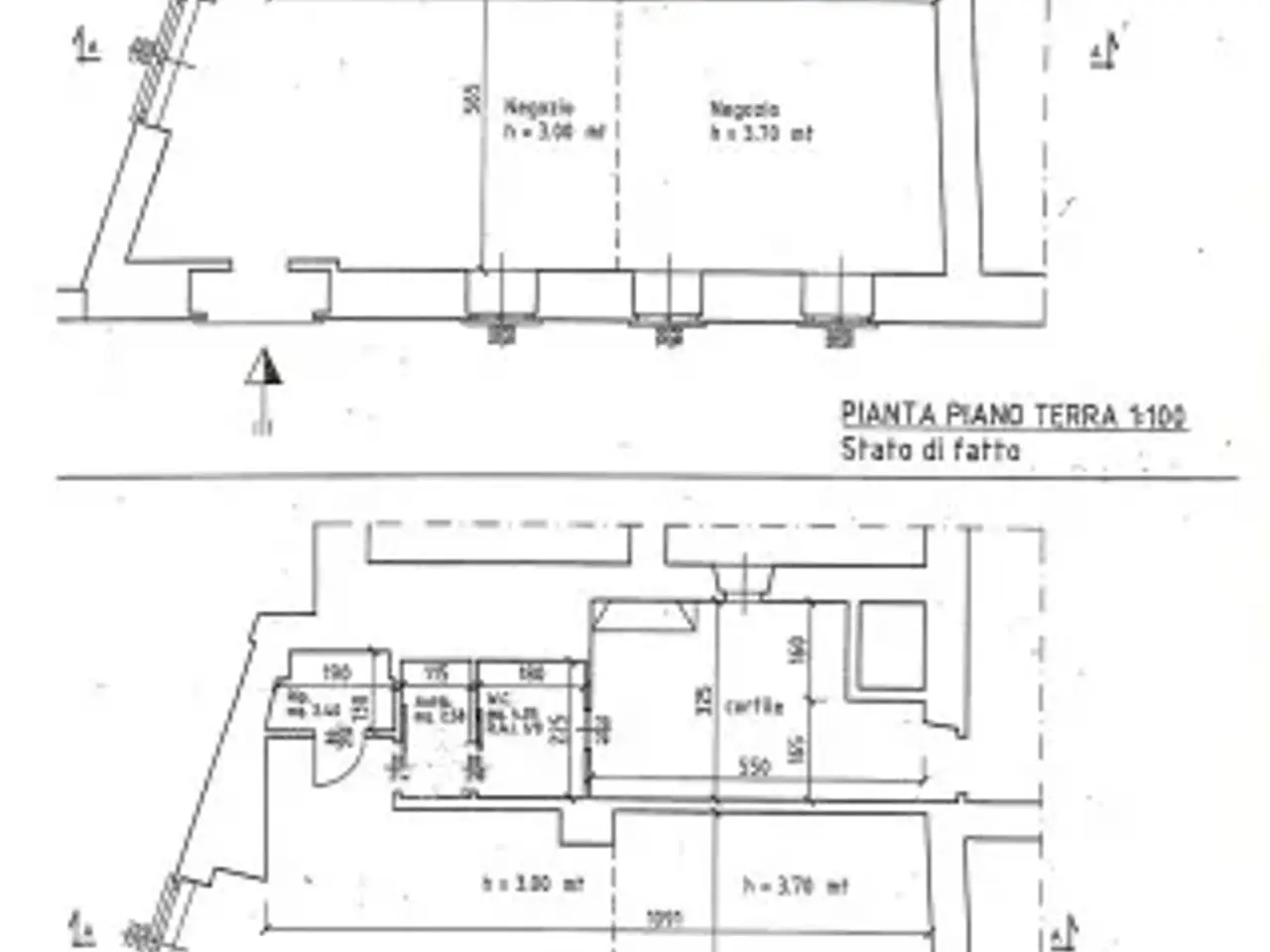 Negozio in Piazza 4 Novembre 4, Mapello, {3} - Planimetria 1