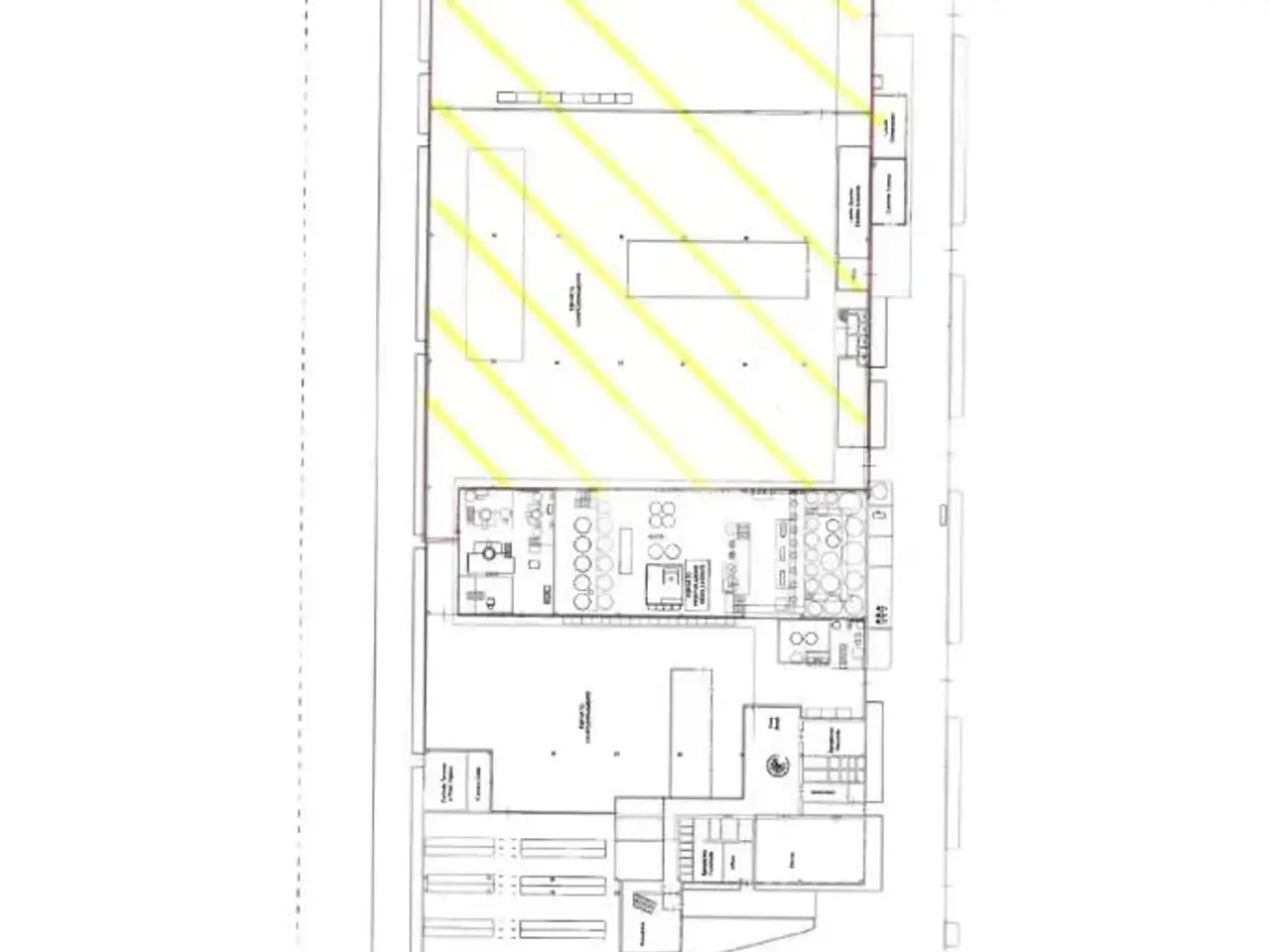 Capannone in Via Enrico Mattei, Castello D'Argile, {3} - Planimetria 1