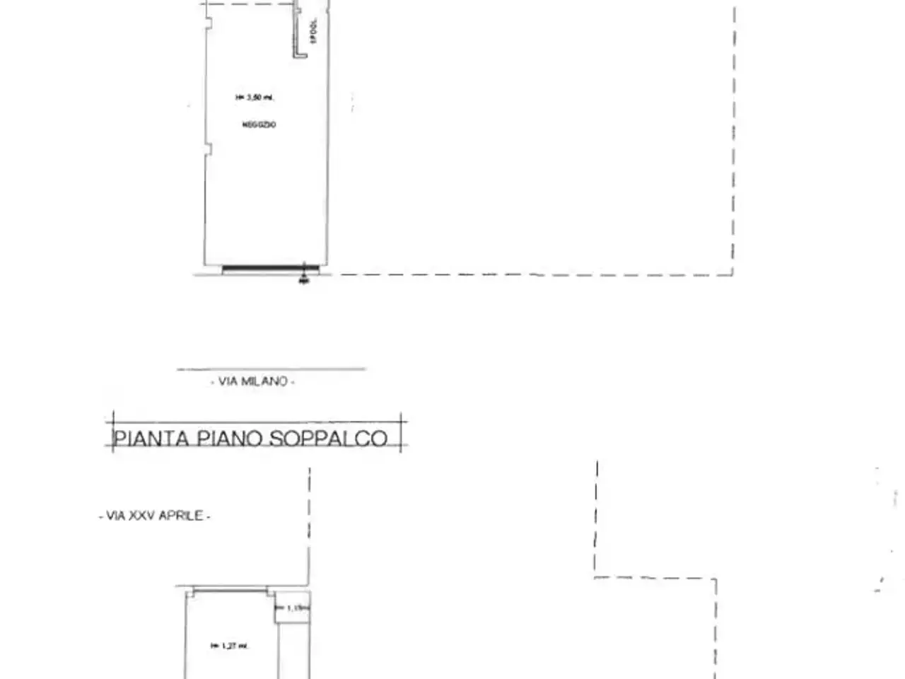 Negozio in Via XXV Aprile, Recco, {3} - Planimetria 1