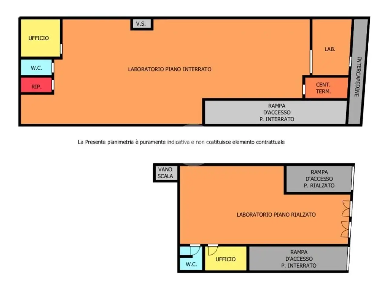 Laboratorio in Via Refrancore 41, Torino, {3} - Planimetria 1