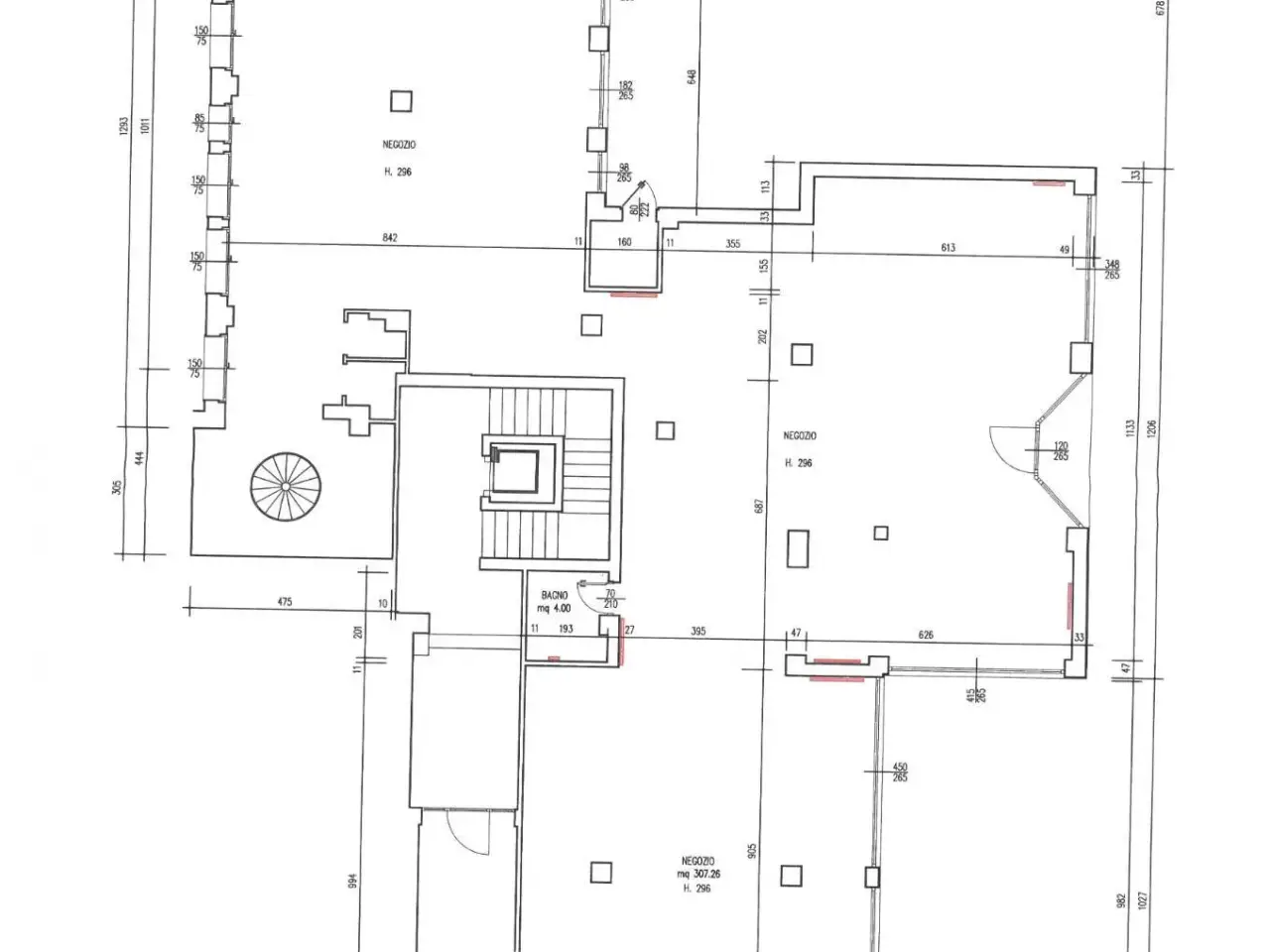 Negozio in Viale Zancanaro 25, Sacile, {3} - Planimetria 1