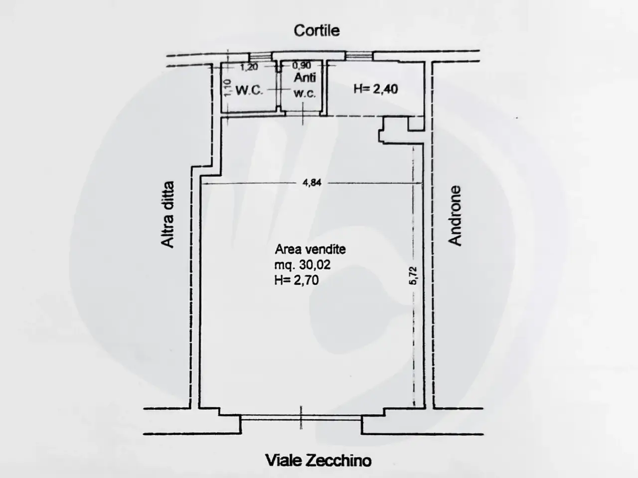 Palazzina commerciale in Viale Zecchino 81, Siracusa, {3} - Planimetria 1