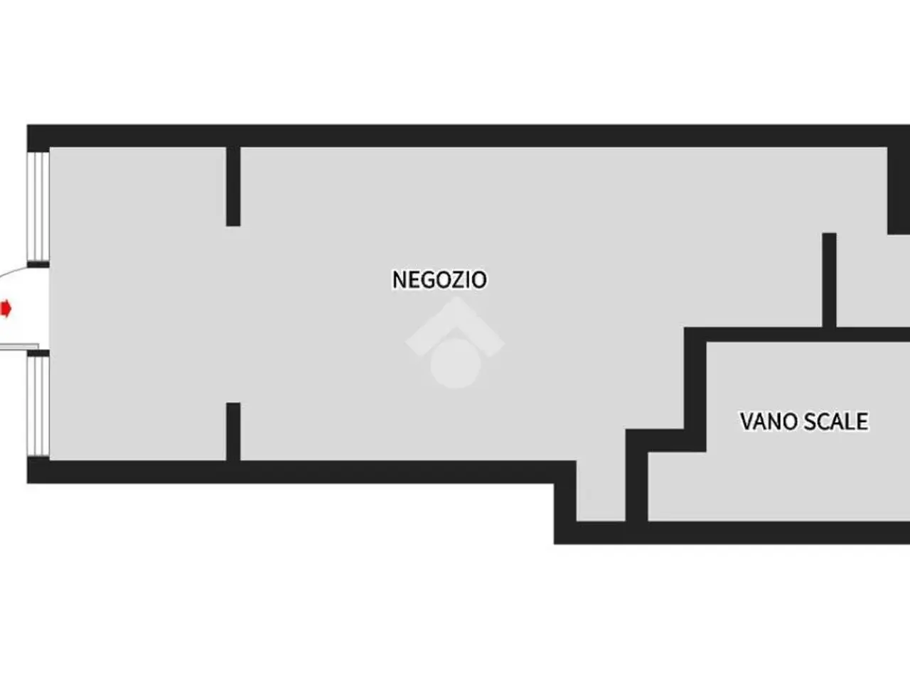 Negozio in Via Eremitani 18, Padova, {3} - Planimetria 1