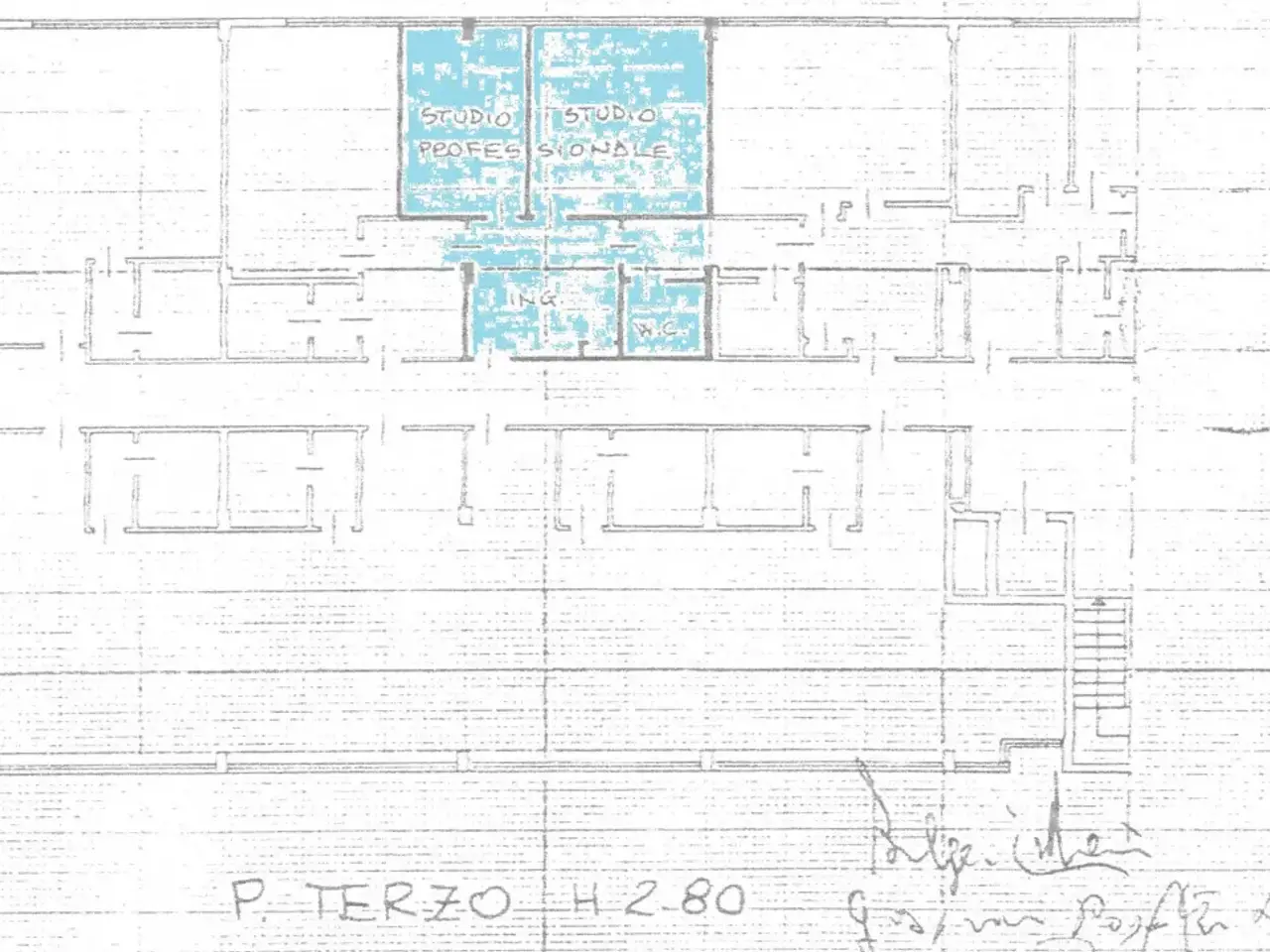 Ufficio in Via La Favorita, Mirandola, {3} - Planimetria 1