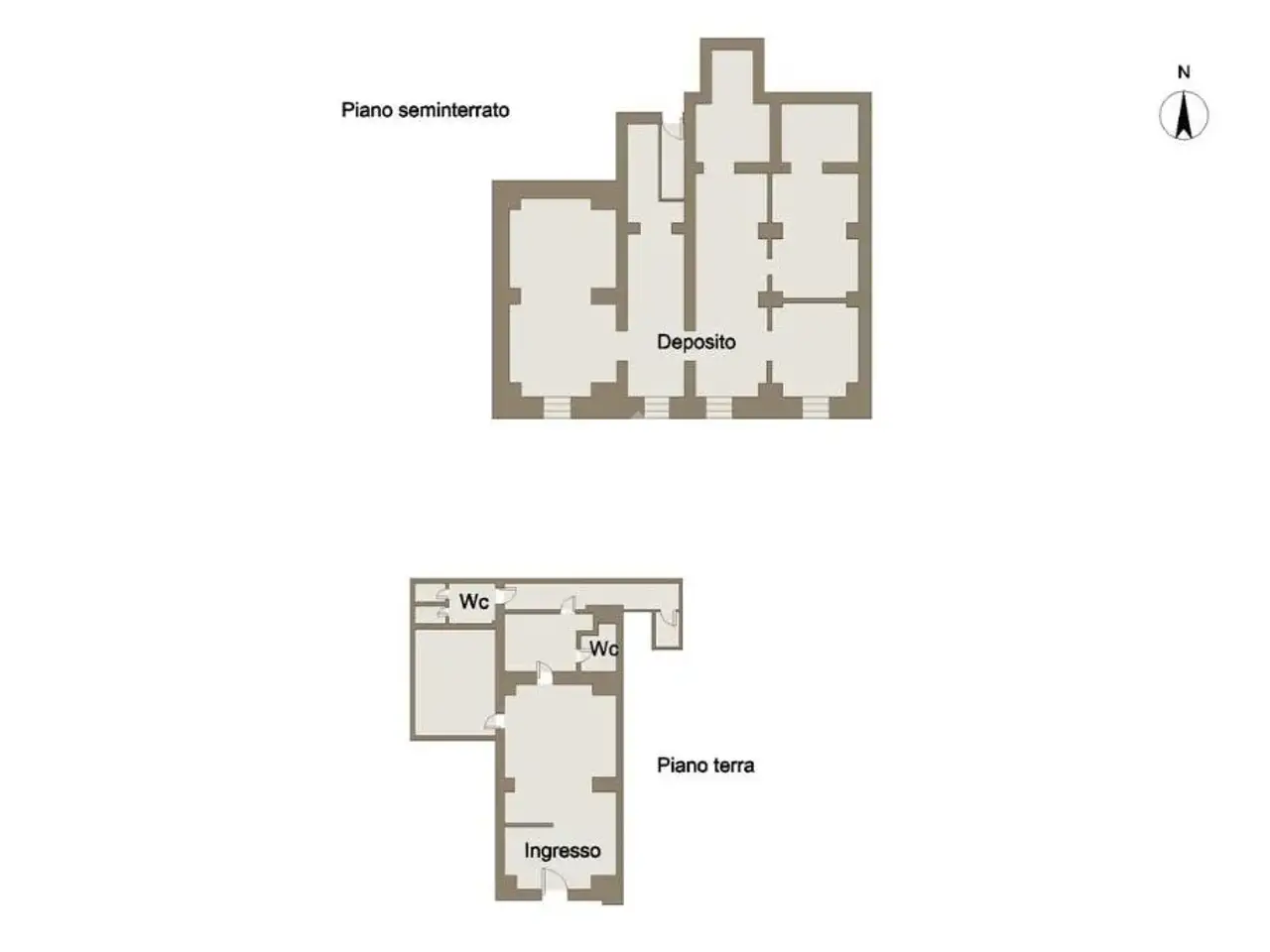 Negozio in Piazza Cairoli 8, Brindisi, {3} - Planimetria 1