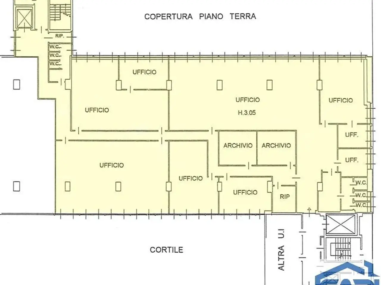 Ufficio in , Milano, {3} - Planimetria 1