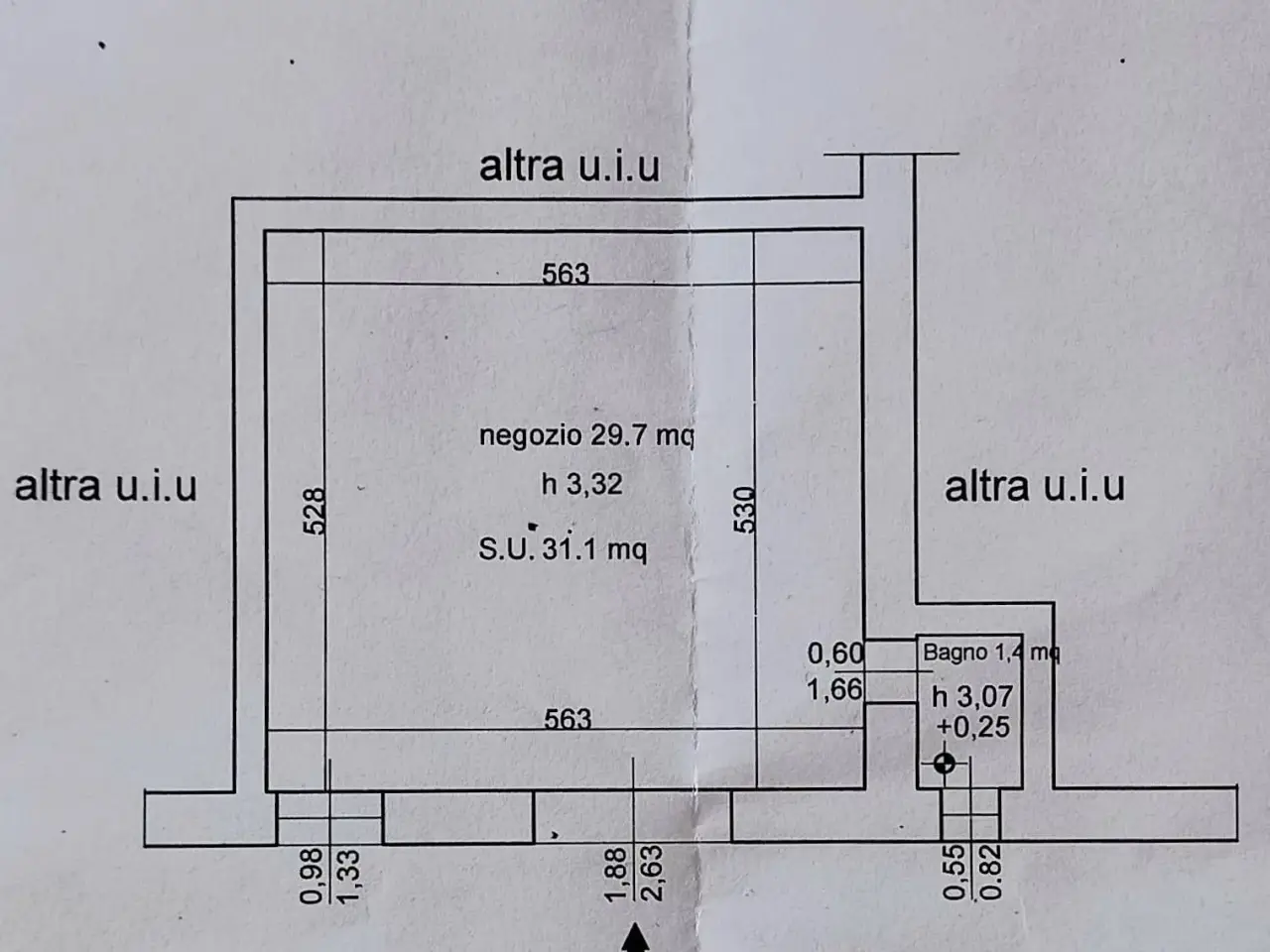 Esercizio commerciale in Piazza Mazzini 1, Livorno, {3} - Planimetria 1