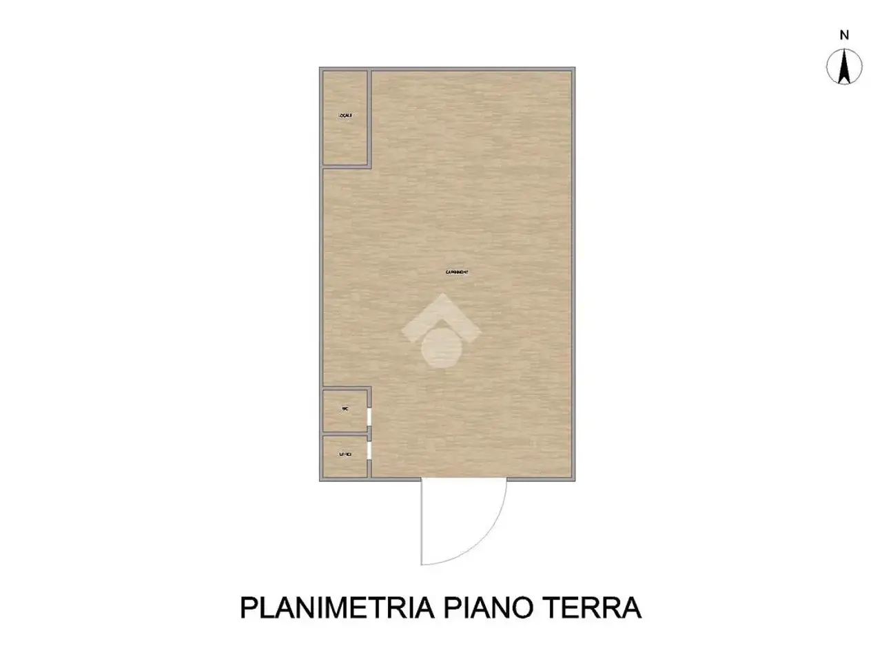 Capannone in Via Girolamo Mentovati 10, Piacenza, {3} - Planimetria 1