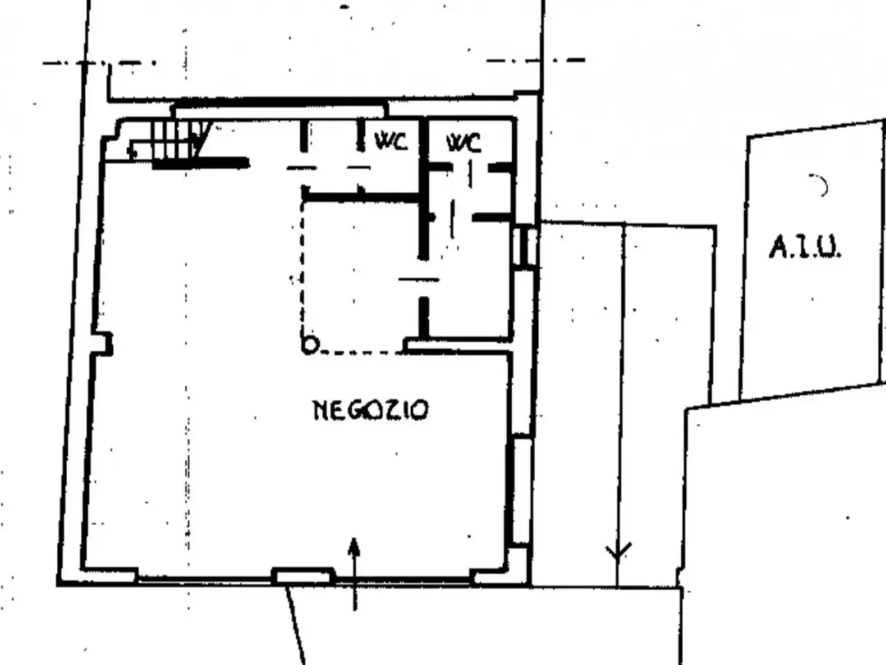 Negozio in Piazza del Castello, Vicenza, {3} - Planimetria 1
