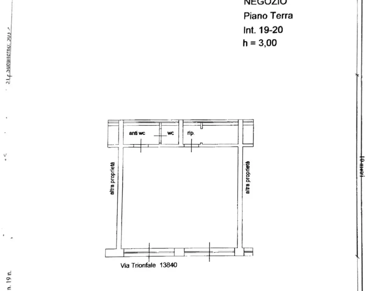 Negozio in Via Trionfale 11300, Roma, {3} - Planimetria 1