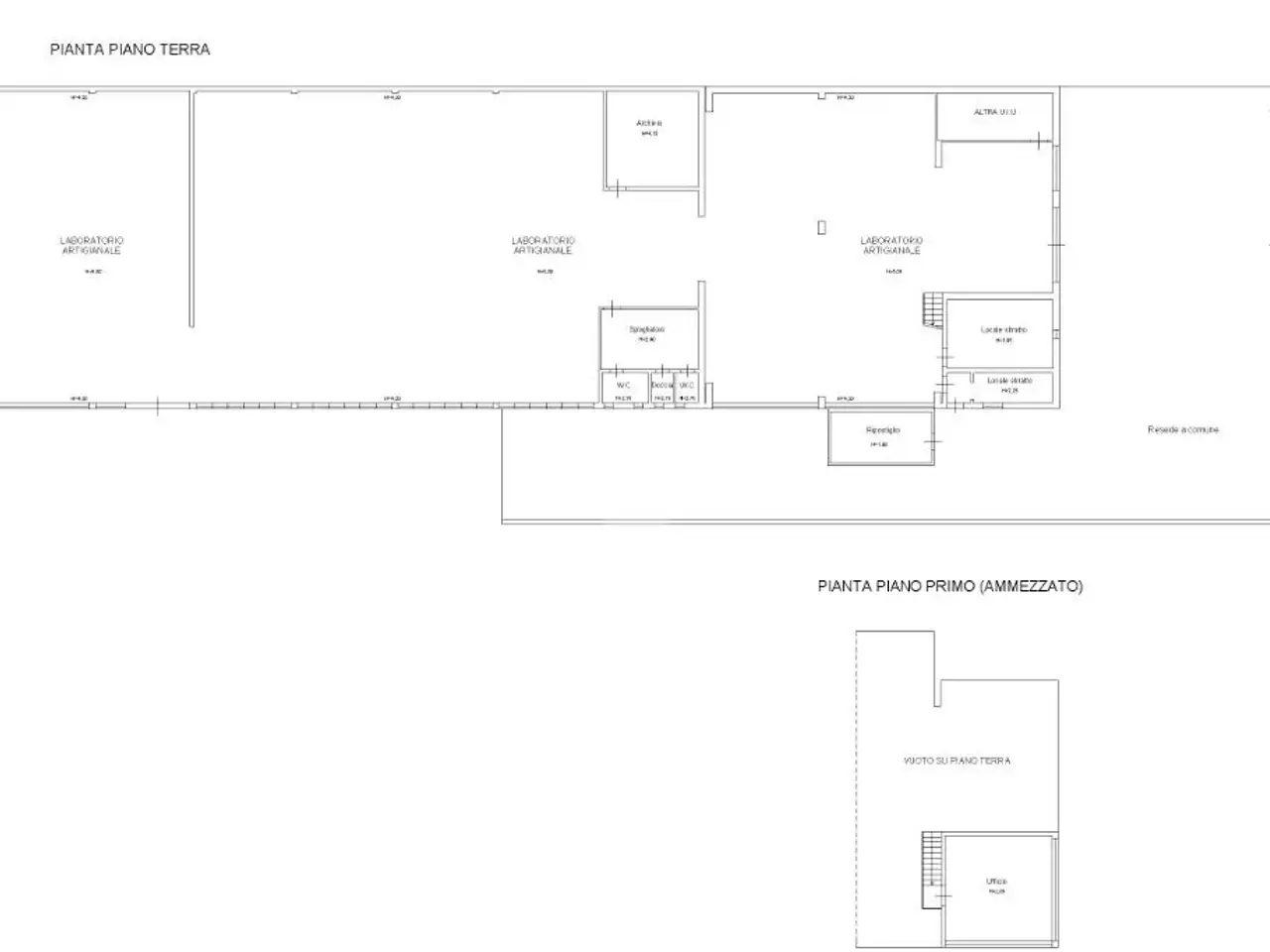 Laboratorio in Via Fratelli Buricchi 50, Vaiano, {3} - Planimetria 1