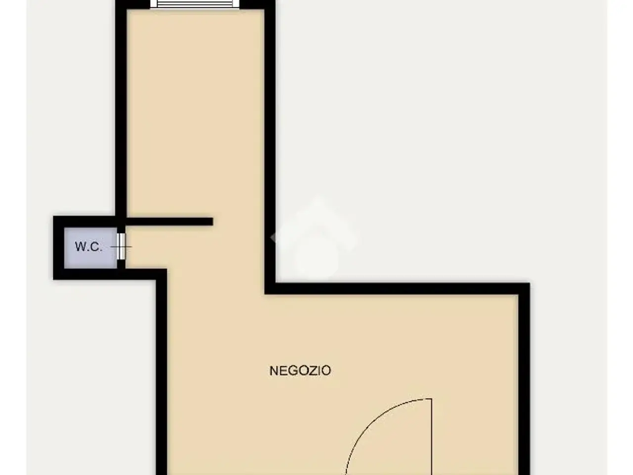 Negozio in Via Giosuè Carducci, Rovereto, {3} - Planimetria 1