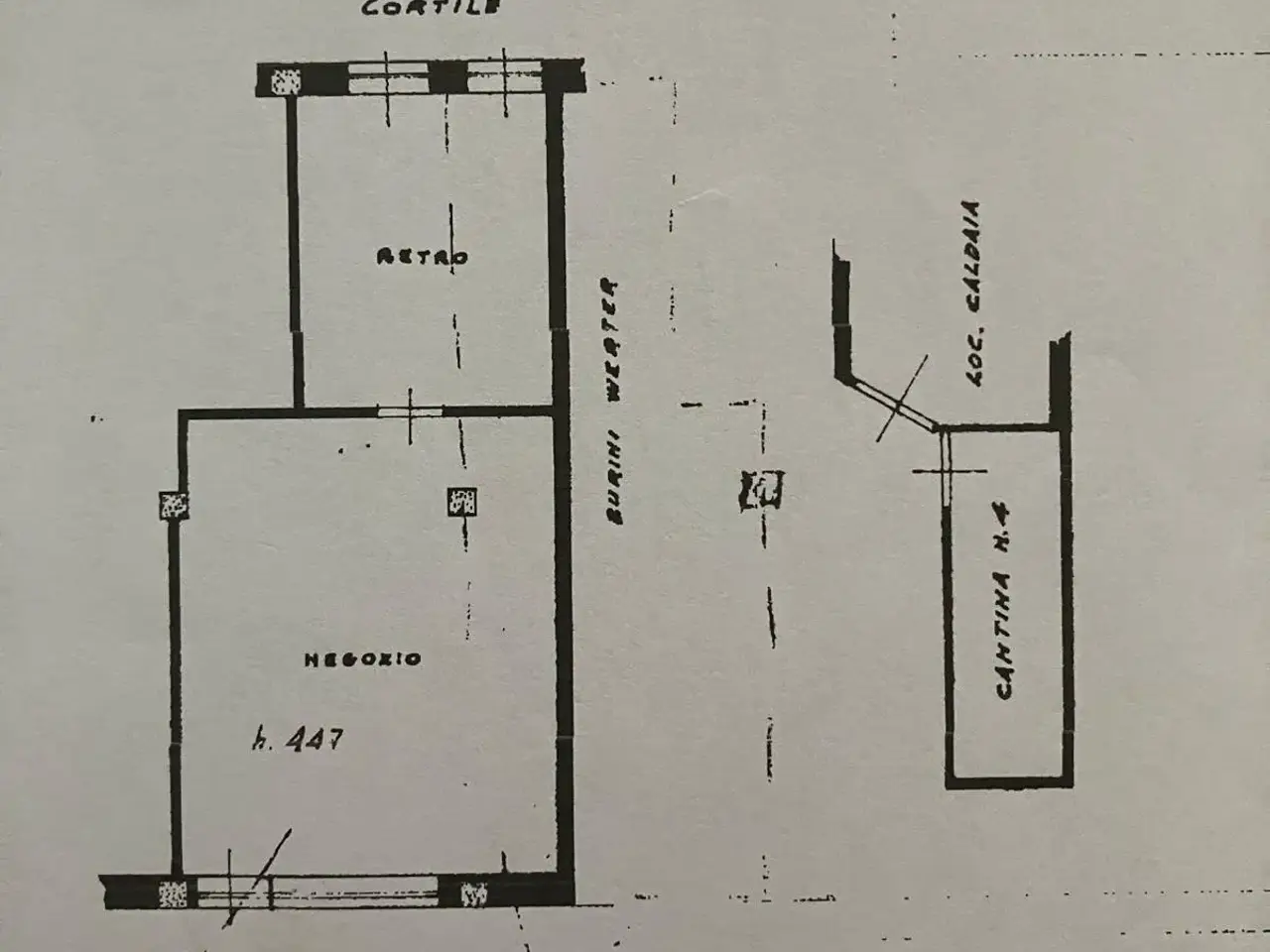 Negozio in Via Ospedale 16, Asti, {3} - Planimetria 1