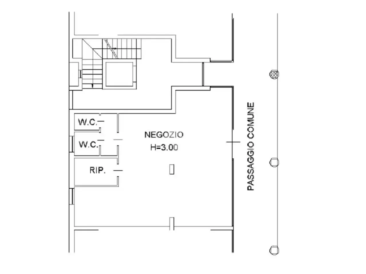 Negozio in Via Creari 2, Bovolone, {3} - Planimetria 1