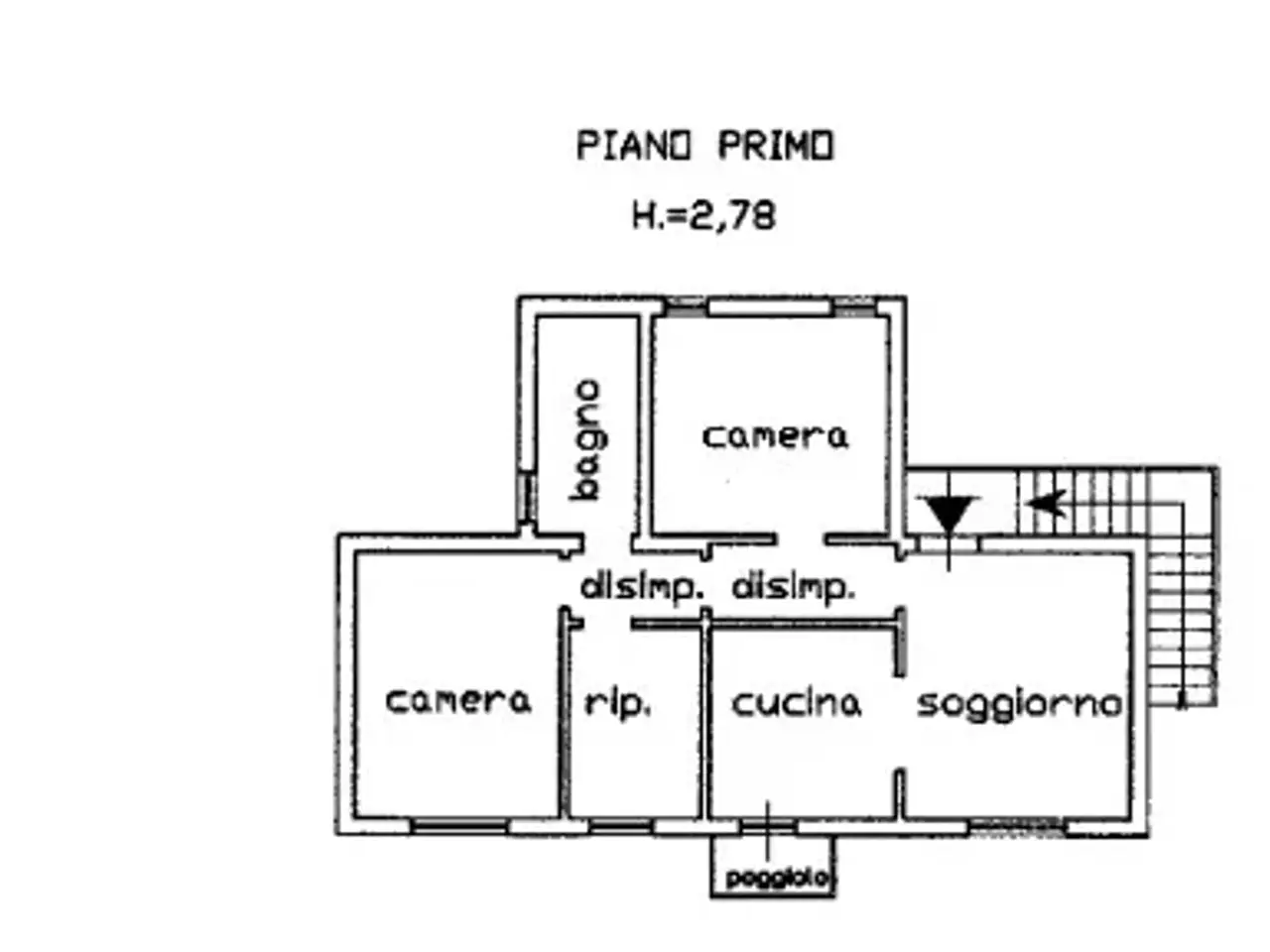 Quadrilocale in vendita, Piazza Martiri della Libertà 3, Rosolina - Planimetria 1
