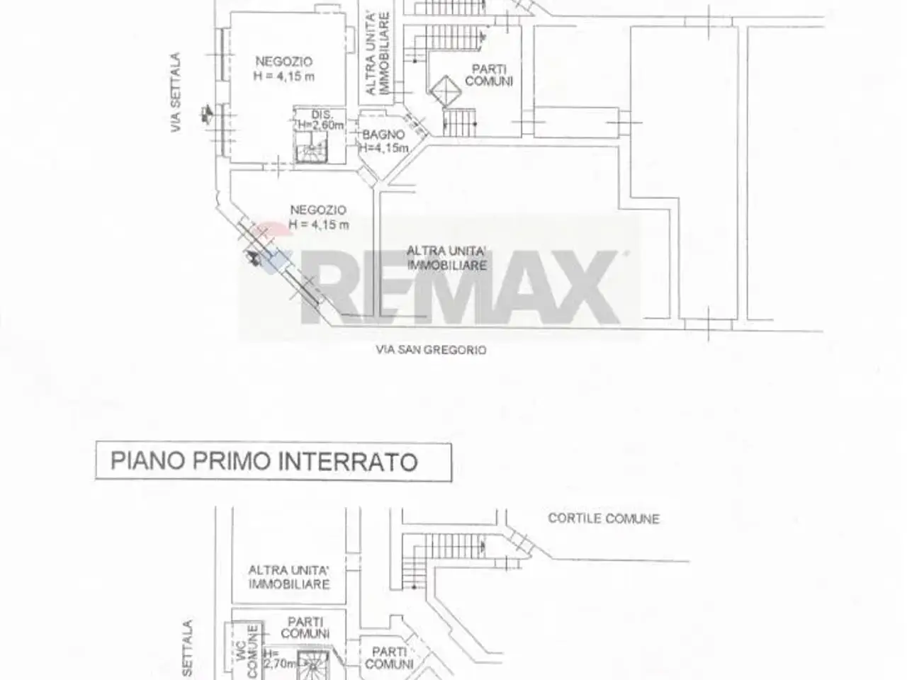 Esercizio commerciale in Via San Gregorio 27, Milano, {3} - Planimetria 1
