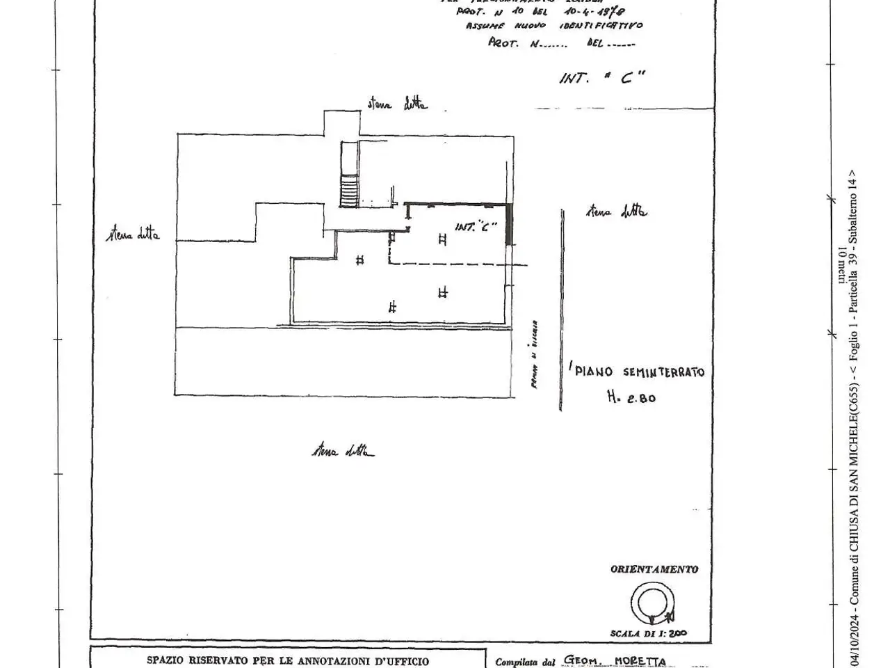 Negozio in Via Susa, Chiusa Di San Michele, {3} - Planimetria 1