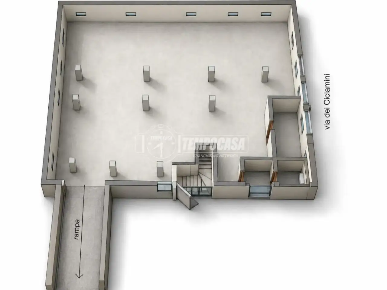 Magazzino in Via della Fornacetta, Santa Marinella, {3} - Planimetria 1