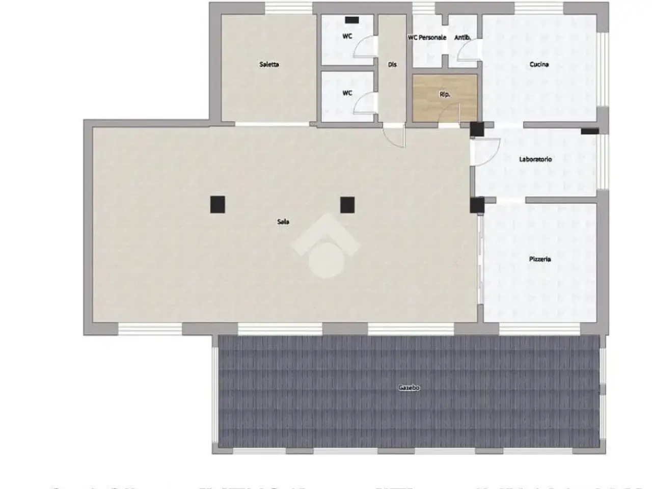 Negozio in Via Taranto 13, Rocca Imperiale, {3} - Planimetria 1