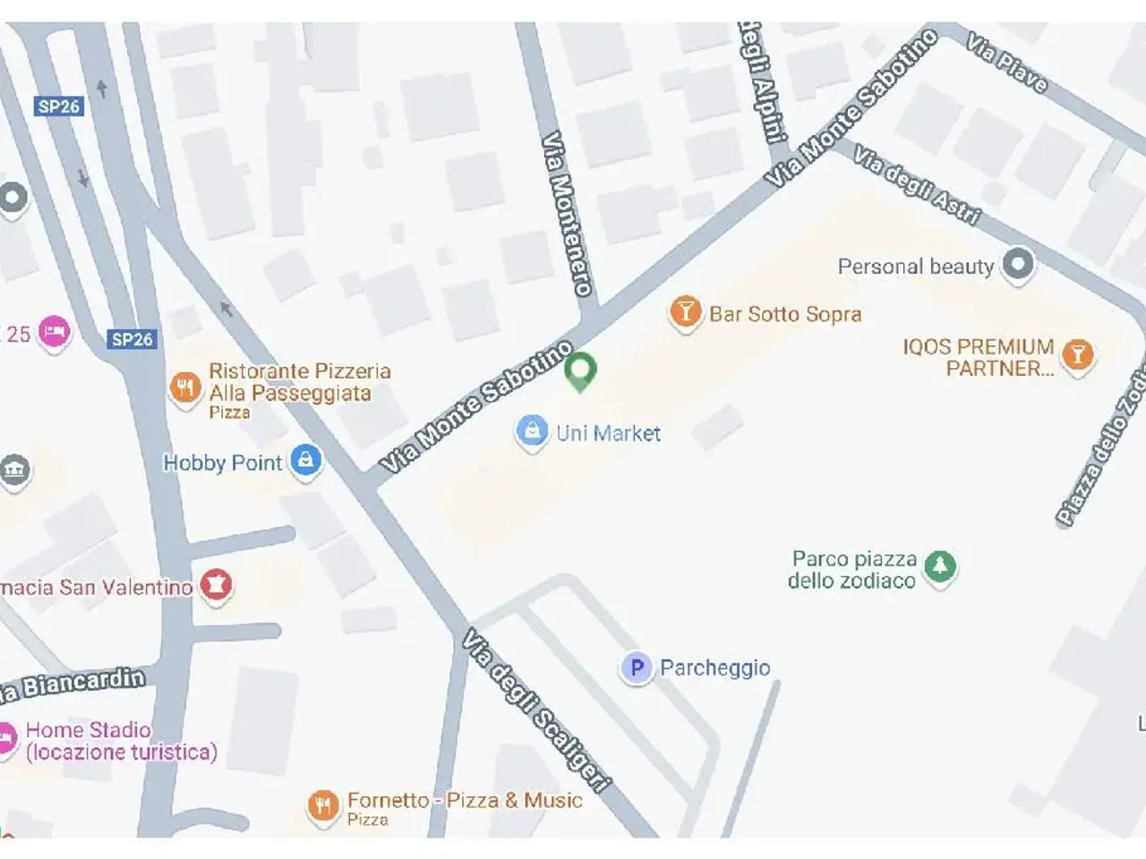 Negozio in Via Monte Sabotino 48, Bussolengo, {3} - Planimetria 1