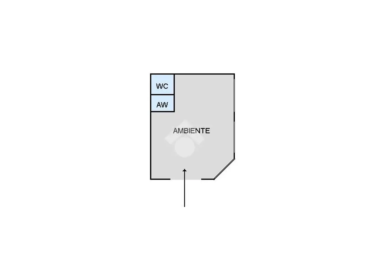 Negozio in Via Casalini 149, Palermo, {3} - Planimetria 1