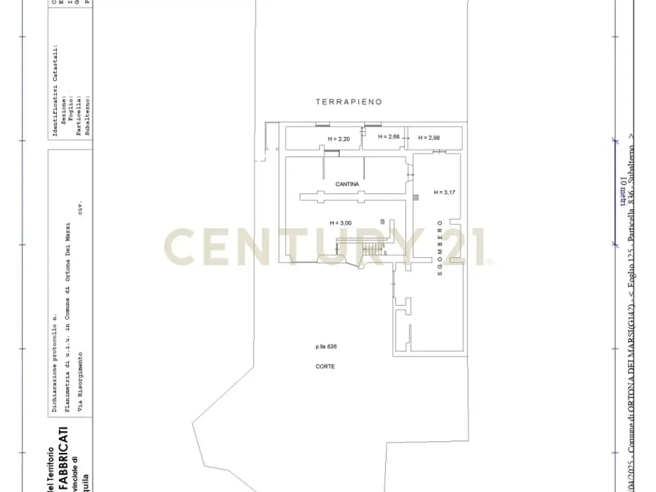 Palazzina commerciale in Aschi, Ortona Dei Marsi, {3} - Planimetria 1
