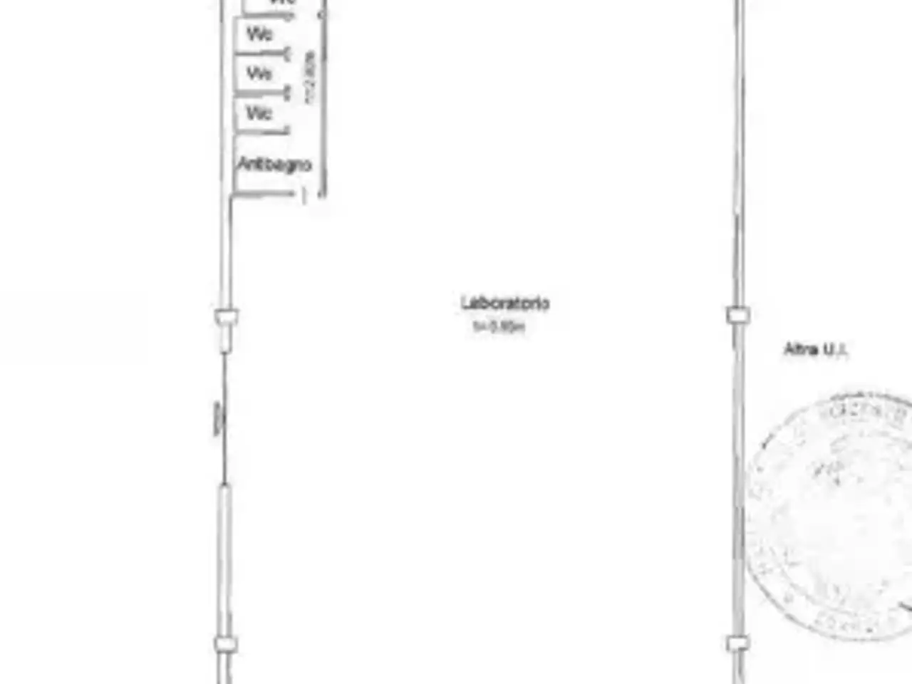 Capannone in Via Fratelli Cervi, Vimodrone, {3} - Planimetria 1