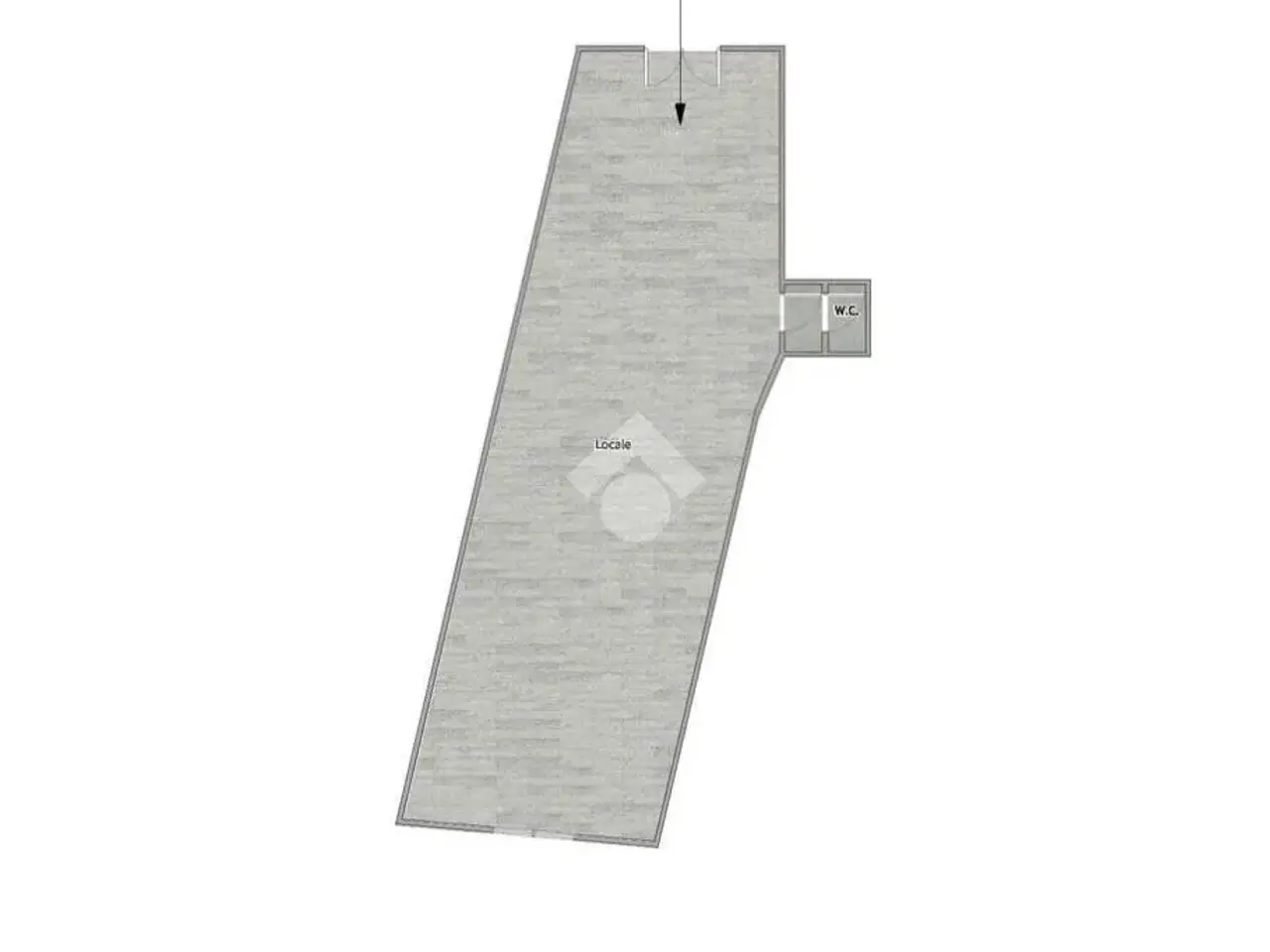 Magazzino in Via Tenente Lungaro 1, Erice, {3} - Planimetria 1
