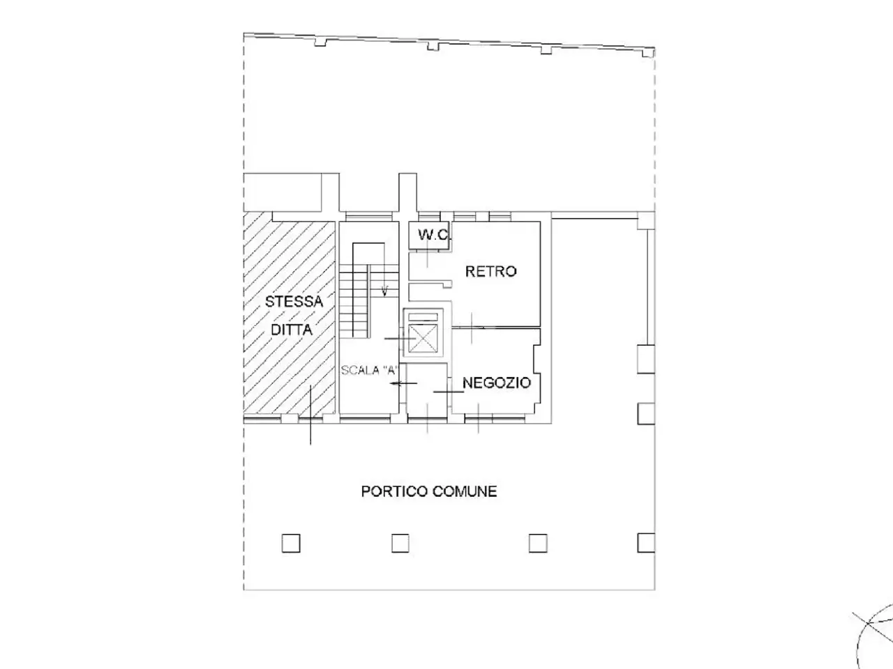 Ufficio in Via Galileo Galilei 8, Cuorgne', {3} - Planimetria 1