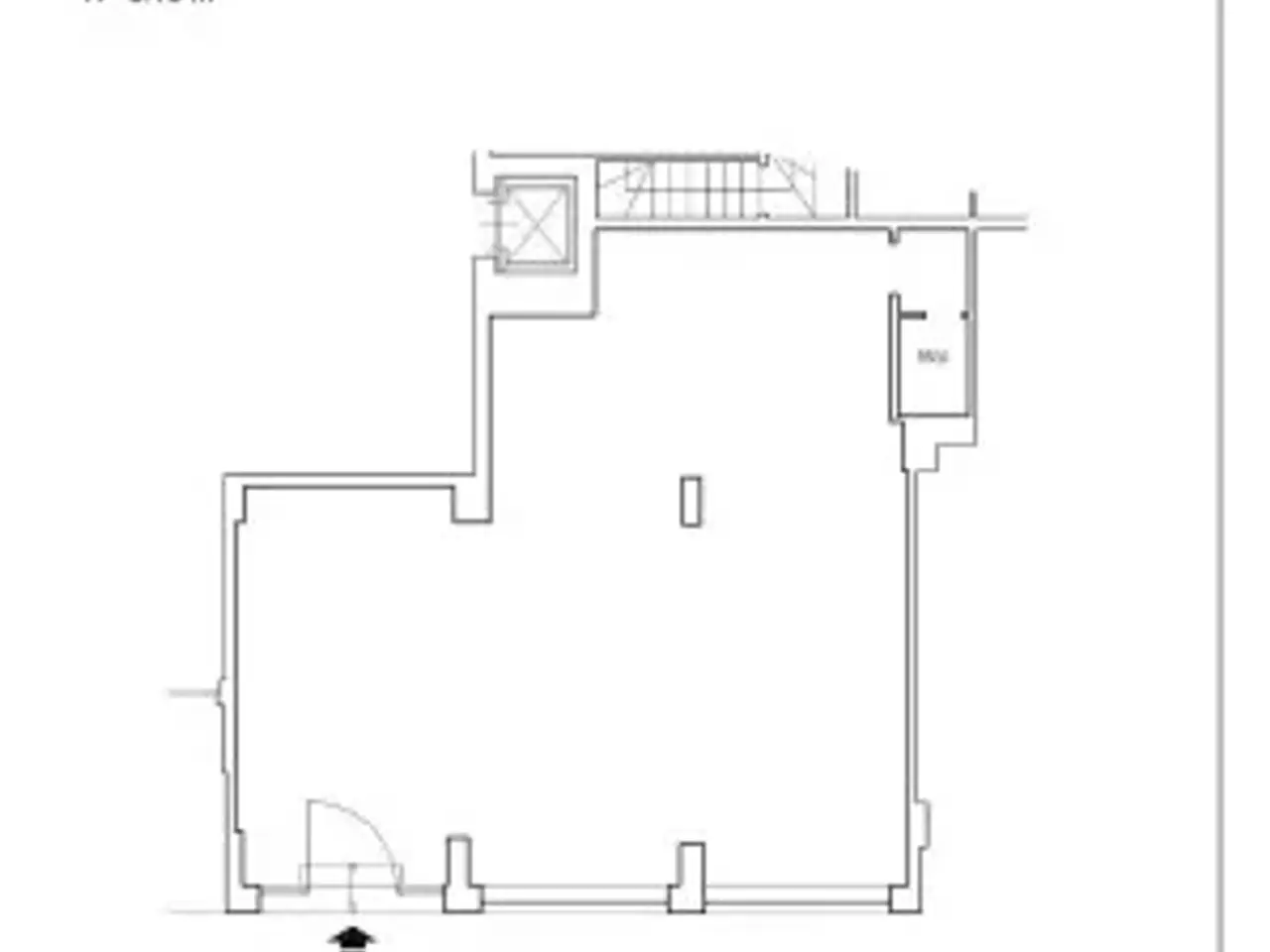 Negozio in Via Mario Borsa 45/87, Roma, {3} - Planimetria 1