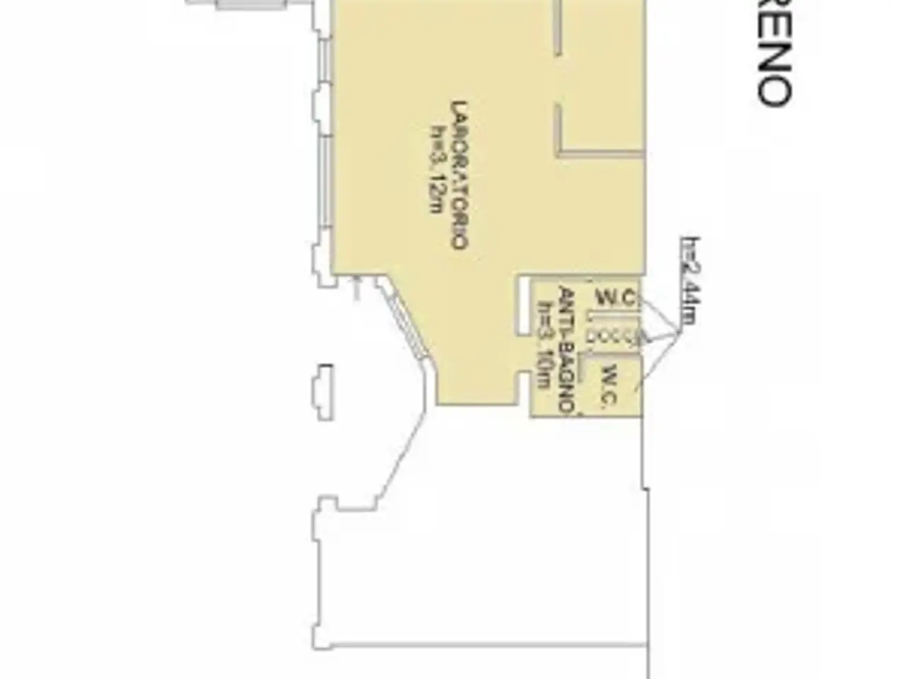 Negozio in Via Tonale, Parma, {3} - Planimetria 1