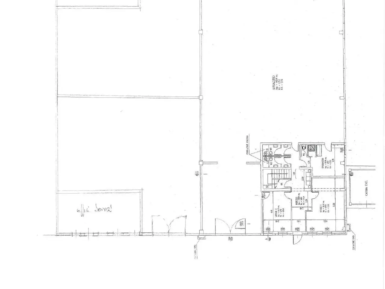 Capannone in Via Cavallotti, Reggio Emilia, {3} - Planimetria 1