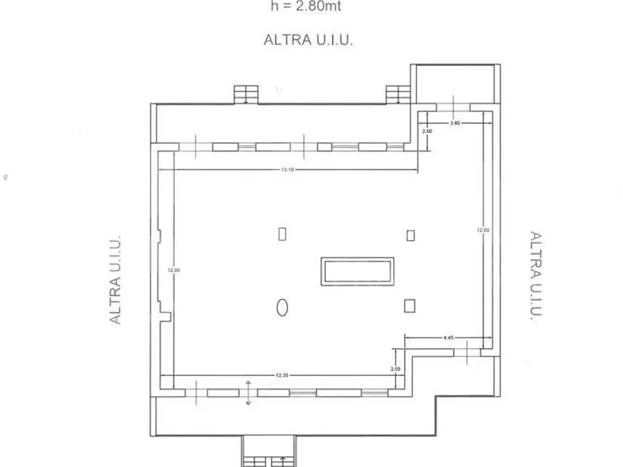 Ufficio in Via Pietro Mascagni 13, Margherita Di Savoia, {3} - Planimetria 1