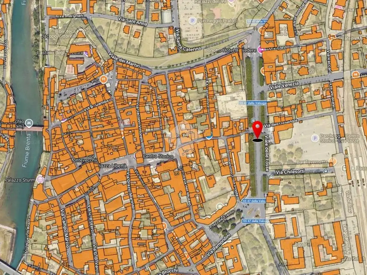 Negozio in V.Le Armando Diaz 57, Bassano Del Grappa, {3} - Planimetria 1