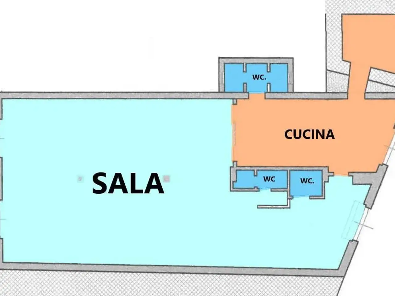 Negozio in Piazza Plebiscito 7, Trani, {3} - Planimetria 1