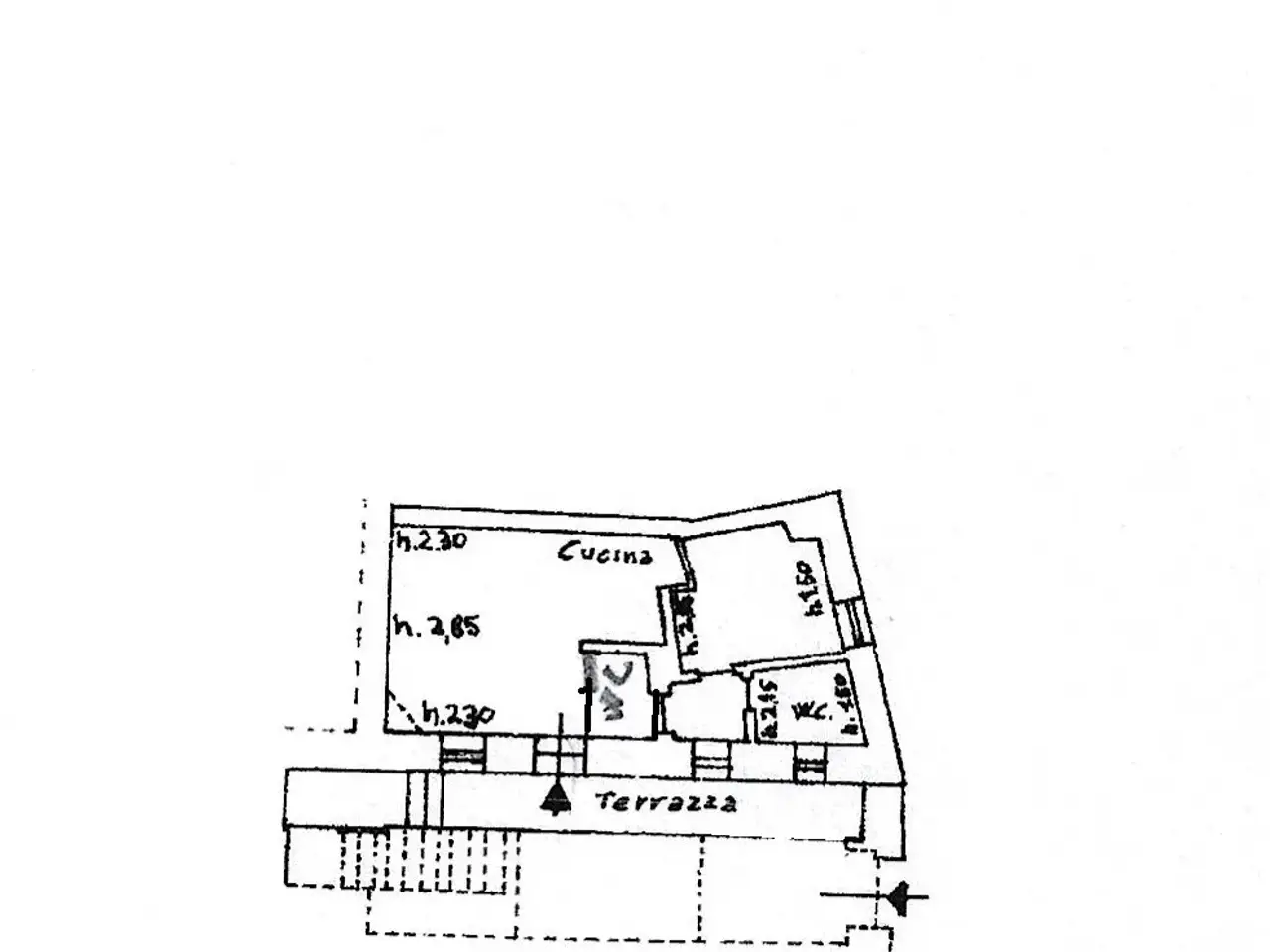 Bilocale in vendita, Via Cardinal Gennari, Maratea - Planimetria 1