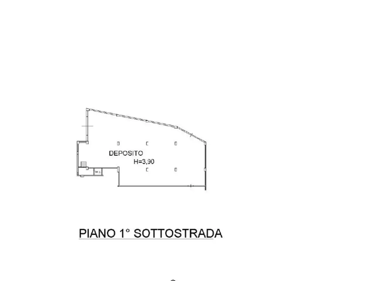 Negozio in Via Mario Rapisardi 6/8, Motta Sant'Anastasia, {3} - Planimetria 1