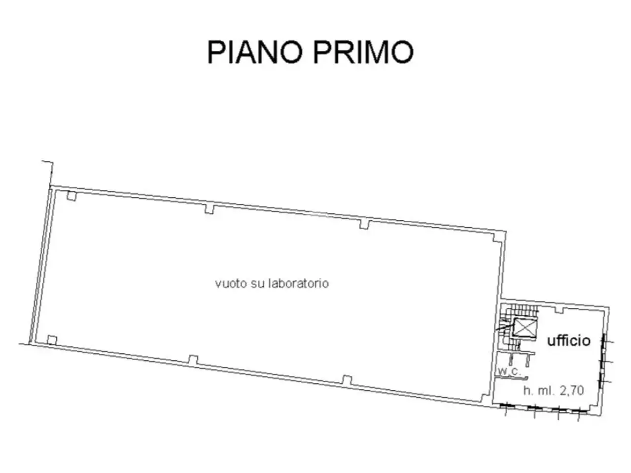 Laboratorio in Via Cava Vecchia 00, Vobarno, {3} - Planimetria 1