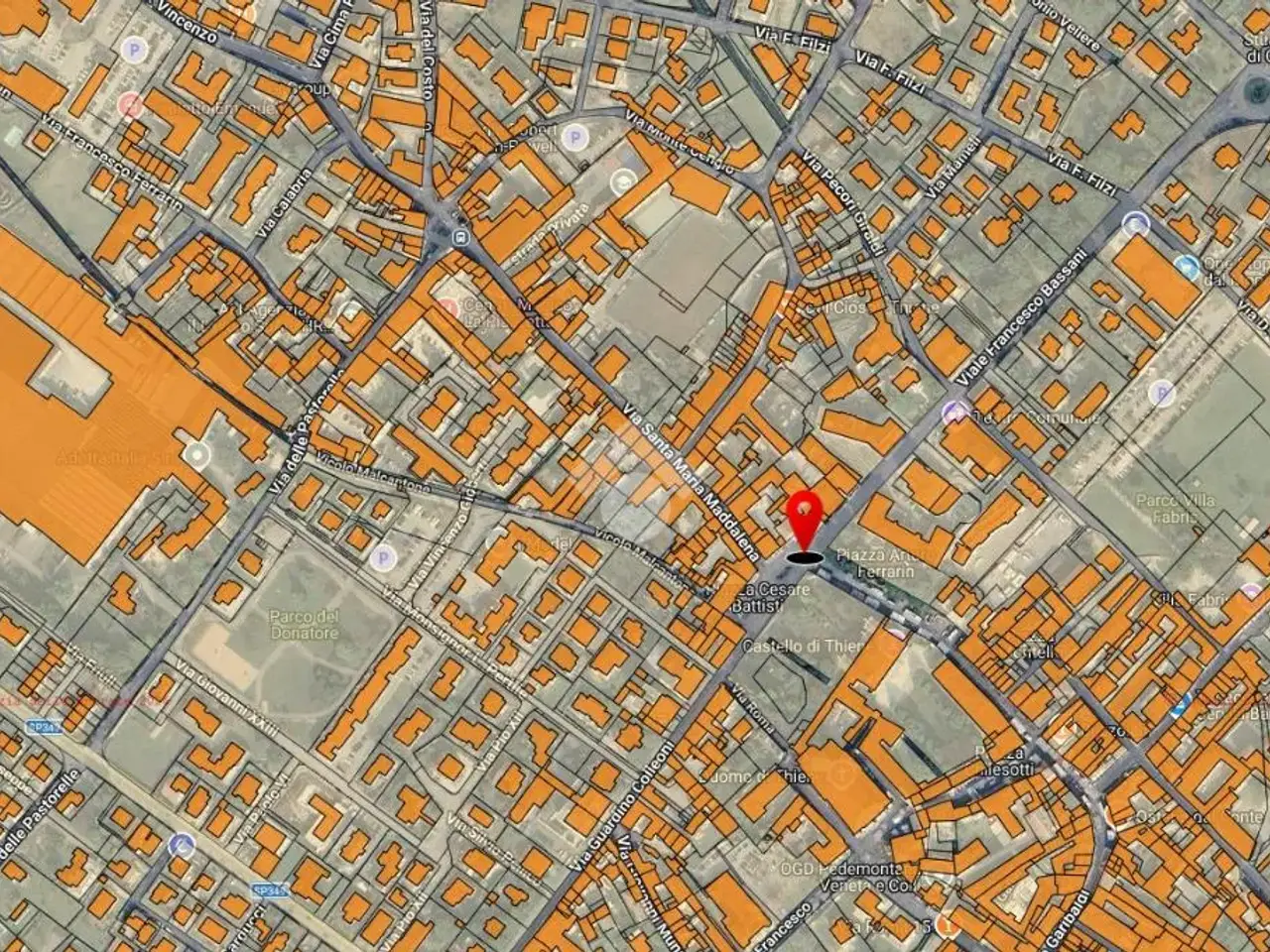Negozio in Via Val Cismon 26, Thiene, {3} - Planimetria 1