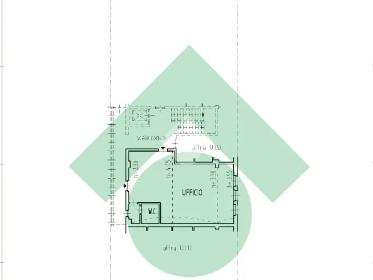 Ufficio in Località Grand Chemin, Saint Christophe, {3} - Planimetria 1