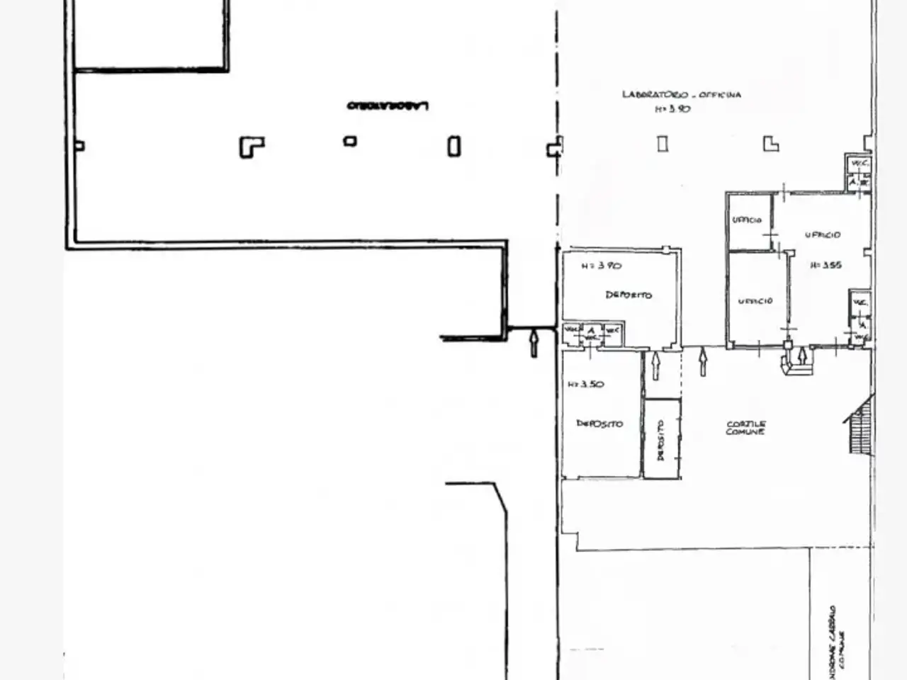 Capannone in Via Beinette 18, Torino, {3} - Planimetria 1
