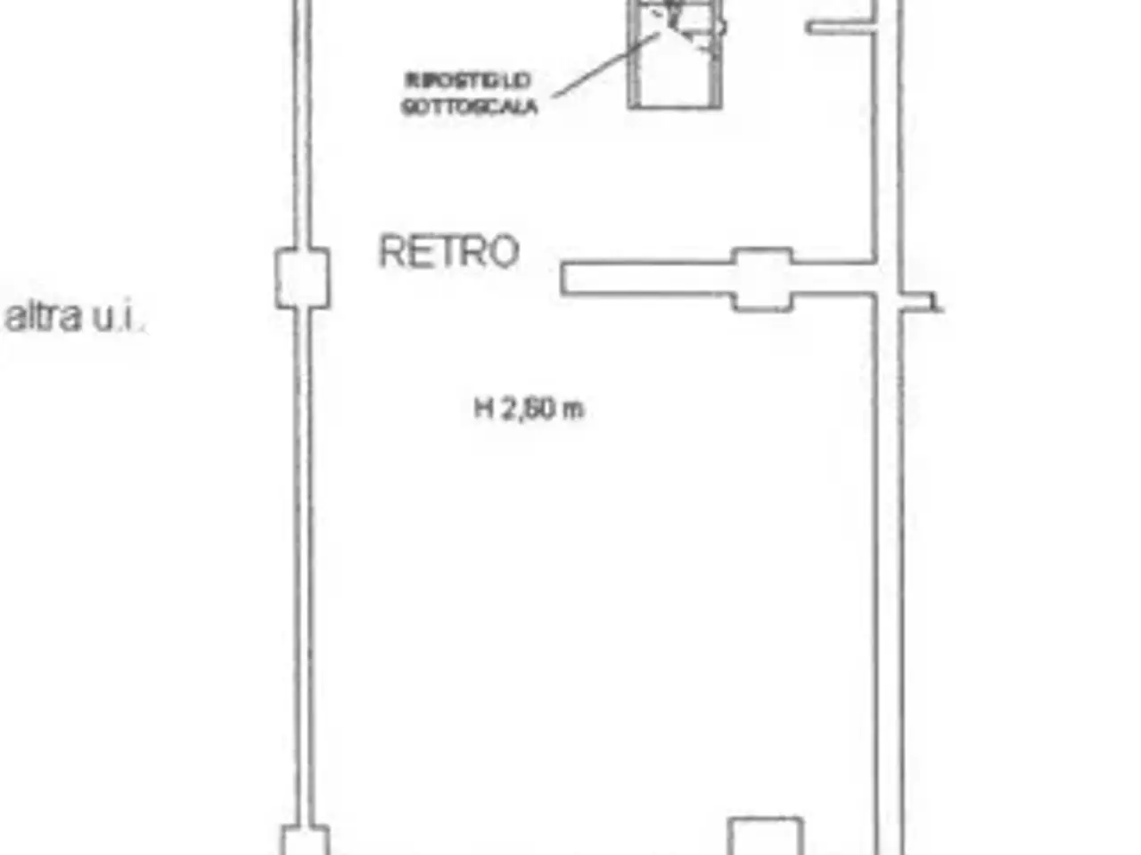 Negozio in Via Andrea Costa, Pianoro, {3} - Planimetria 1
